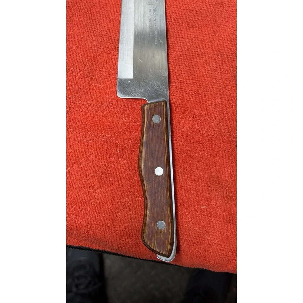 Vintage Japan Chef Knife 1087-6F Precision‎ Hollow Ground 8